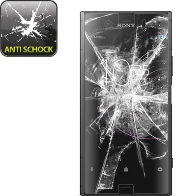 Produktbild von 4x Panzerfolie für Sony Xperia XZ1 Compact ANTI-SCHOCK Displayschutzfolie KLAR