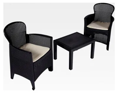 Produktbild von Gartenmöbel-Set in Anthrazit