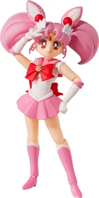 Image de Bandai Tamashii Nations Sailor Moon S.H. Figuarts Figurine Sailor Chibi Moon Animation Color Edition 10 cm BTN62983-8