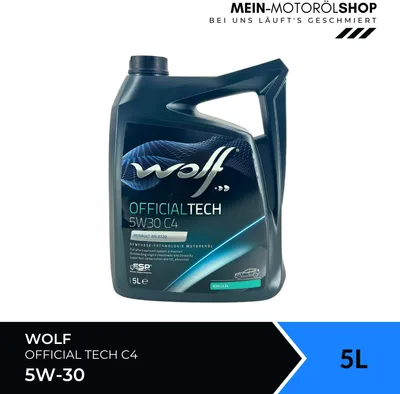 Produktbild von Wolf OfficialTech 5W-30 C4 5 Liter