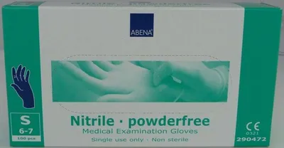 Produktbild von Abena Abena Nitril-Handschuhe pulverfrei Größe S 100 Stk. blau 100st