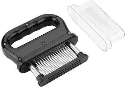 Imagen del producto de 48. Acero inoxidable - Ablandador de carne con cuchillas ultrafinas