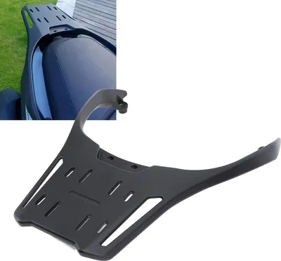 Image de Porte-bagages arrière pour moto, alliage d'aluminium, espace de rangement suffisant, support pour porte-bagages, remplacement pour SYM Cruisym300 Z300 Joymax300