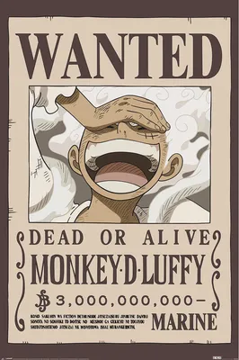 Image de One Piece - Wanted Luffy - Poster 61x91.5 cm