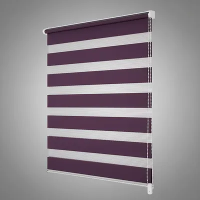 Zdjęcie produktu dla Blumtal roleta podwójna 85 x 130 - 155 cm - roleta stała, rolety do okien bez wiercenia, roleta stała do okien i drzwi, fioletowa