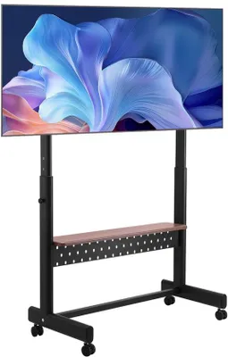 Zdjęcie produktu dla Stojak TV na kółkach Stojak na monitor - uniwersalny do telewizorów o przekątnej od 1397 do 2540 mm