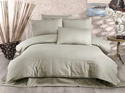 Produktbild von L'Essentiel Linge de Maison, Hochwertiges Einzelbettdeckenbezug-Set, Cappuccino, 135 x 200 cm | 80% Baumwolle / 20% Polyester, 1 Kissenbezug 80 x 80 cm | Maschinenwaschbar bei 30 °C, 229 Fäden.