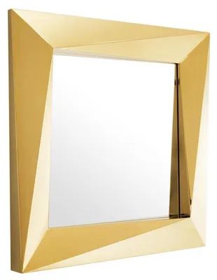 Image de Casa Padrino Miroir de luxe / miroir mural or 100 x H. 100 cm - Qualité de luxe