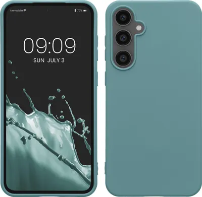 Produktbild von kwmobile Handyhülle für Samsung Galaxy S23 FE Hülle - TPU Case - Kabelloses Laden - Schutzhülle Cover in Arctic Night
