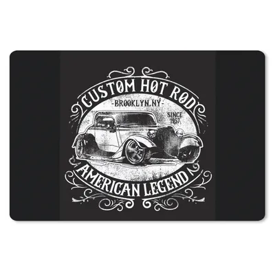 Produktbild von MuchoWow® Mauspad Mousepad Mancave - Oldtimer - Auto - Retro 27x18 cm - Mousepads - Maus Mat - Pad - Mausunterlage - Büroartikel - Desk Matten