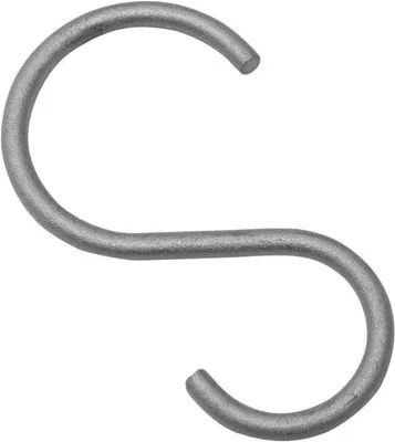 Produktbild von Famanu S-Haken 10 Stück - 12 cm lang - Silber