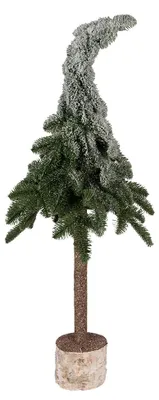 Produktbild von Clayre & Eef Mini-Kunstweihnachtsbaum Ø 30x90 cm Grün Kunststoff
