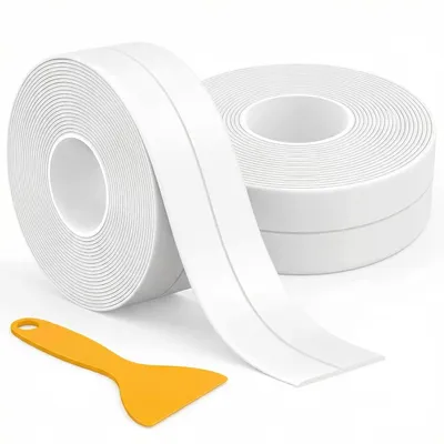Obrázok produktu pre Tesniaca páska 38 mm x 3,2 m, 2 role, pvc, vodotesná, biela, pre kuchyňu
