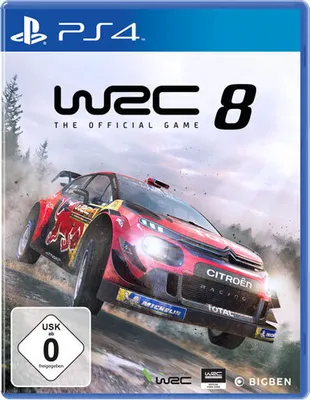 Produktbild von Bigben Interactive WRC 8 FIA World Rally Championship, PlayStation 4, Multiplayer-Modus, E (Jeder), Physische Medien