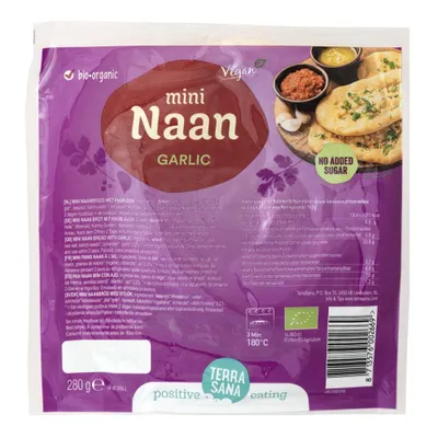Immagine prodotto di Mini Naan all'aglio 280 g