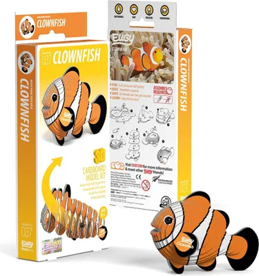 Produktbild von EUGY - 3D Bastelset Clownfisch