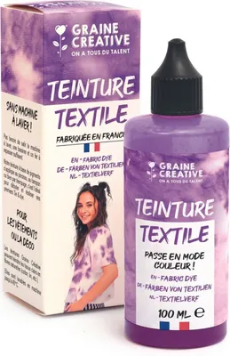 Produktbild von 100 ml Textilfarbe mit Tie-and-Die-Effekt - Violett