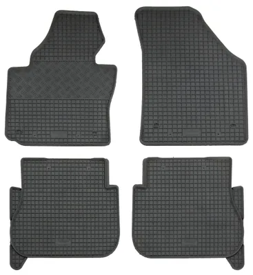 Gummifußmatten Set für VW Touran 1T (2003-2015) + Caddy (2005-), 4-teilig