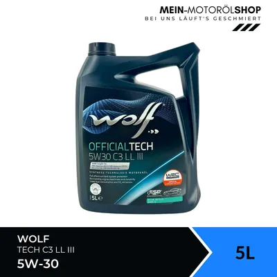 Produktbild von Wolf OfficialTech 5W-30 C3 LL III 5 Liter
