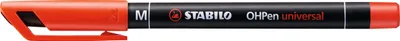 Produktbild von Folienstift - STABILO OHPen universal - permanent medium - Einzelstift - rot