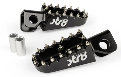 Imagen del producto de Soportes para los pies del pasajero STR8 MX EVO CNC, color , para DERBI