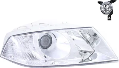 Produktbild von Scheinwerfer kompatibel zu Skoda Octavia 1Z 04- 08 DE-H1 H7 Re. + Nebel. 1Z1941018Q 1Z1941018D 1Z1941016A 1C0941700B Johns