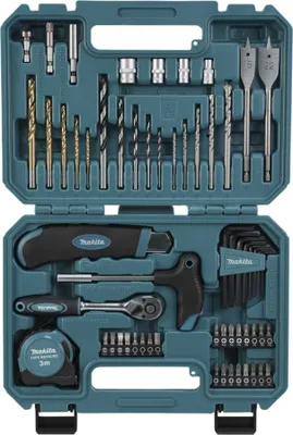 Produktbild von Bohrer- Und Bits-Set Im Koffer 60-Teilig - M E-15095