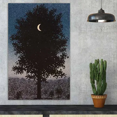Produktbild von Wallity, FAMOUSART- CVT1429, Bunt, Leinwandbilder, 45 x 70 cm, 100% Wildleder -Leinwand