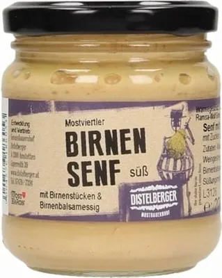 Produktbild von Birnensenf süß 200g von Genuss-Bauernhof Distelberger