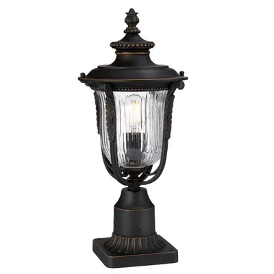 Image de Lampe d'extérieur sur socle, bronze foncé, E27, 60 W, Luverne Kichler