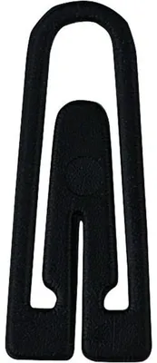 Produktbild von Alco Briefklammer Plastik 26mm schwarz 100 Stück