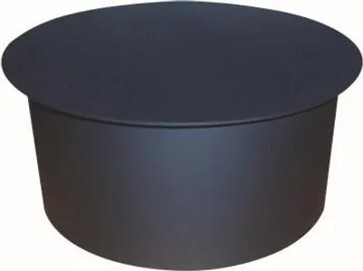 Zdjęcie produktu dla Pokrywa dymu 150mm t.1,5mm CZARNA