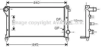 Produktbild von PRASCO FTA2379 Kühler Wasserkühler Motorkühler für FIAT PANDA (169) PANDA Van (169)