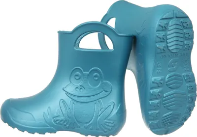 Obrázek produktu pro Holínky gumáčky Camminare žabka metallic kovově modré petrolejové 22/23