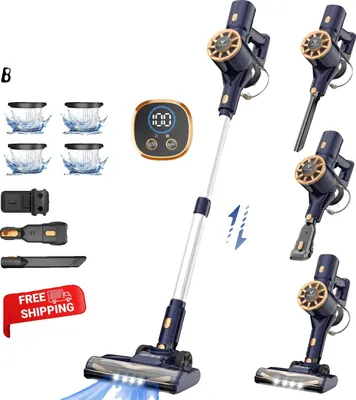 Obrázek produktu pro Hoover, sací výkon 55000 Pa, filtrace HEPA, modrá, EU