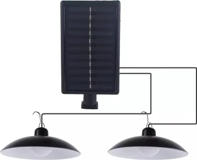 Imagen del producto de Lámpara solar LED Sway, 2 x 0,5W, modelo led2b