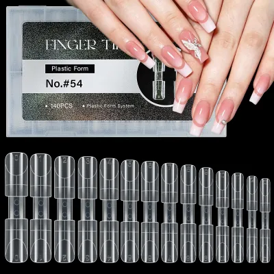 Produktbild von Dual Nagelformen - Polygel & Gel Nagel Set - 140 Stück