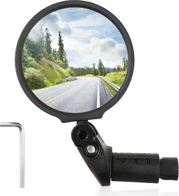 Produktbild von Fahrradspiegel - 360 Grad drehbar und klappbar - universell