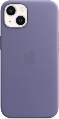 Produktbild von Apple iPhone 13 Hülle - Echtleder - Hard Case, Backcover - Violett