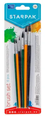 Image de Set de pinceaux pour l'école 6 pièces