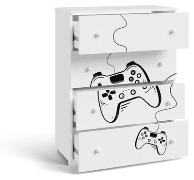 Immagine prodotto di Comodà per ragazzi Emily bianca - Game