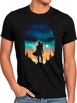 Produktbild von A.N.T. This is the way Herren T-Shirt yoda mando kopfgeldjäger