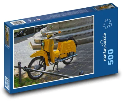 Obrázek produktu pro Puzzle 500 Retro skútr ve městě - martinpuzzle
