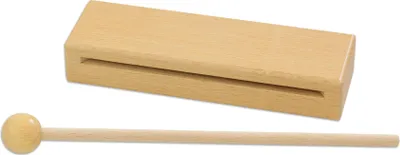 Produktbild von Betzold Holzblocktrommel mit Schlägel
