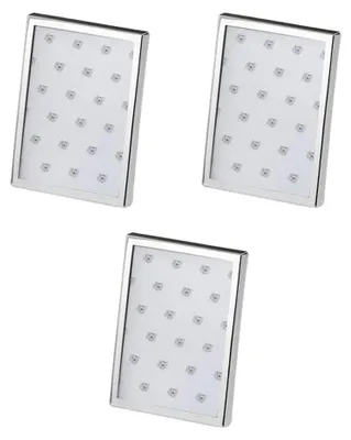 Productafbeelding van Omgoods - Set van 3 Fotoframes - Zilverplated voor Foto's 5 x 8 cm