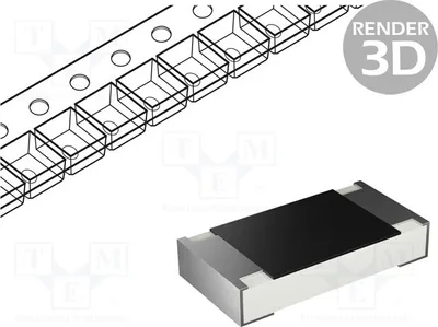 Productafbeelding van 10x Weerstand: dikfilm, 5%, 1210, 270Ω, 500mW, SMD, -55°C tot 125°C, SWR13JTEU2700