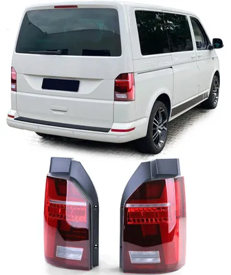 Obrázok produktu pre Zadné svetlá LED, červené, s dizajnom po facelifte, vhodné pre VW T6 (ročníky 2015-2019)