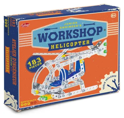 Produktbild von Bausatz Hubschrauber mit Werkzeug 21cm