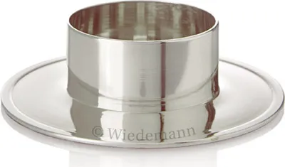 Produktbild von Kerzenhalter Durchmesser 70 mm Silber Aluminium poliert Anlasskerzenhalter, Taufkerzenhalter, Hochzeitskerzenhalter, Kommunionskerzenhalter