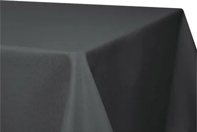 Produktbild von Tischdecke Leinenoptik 110x140 cm eckig Anthrazit beschichtet wasserabweisend Lotuseffekt fleckenabaweisend